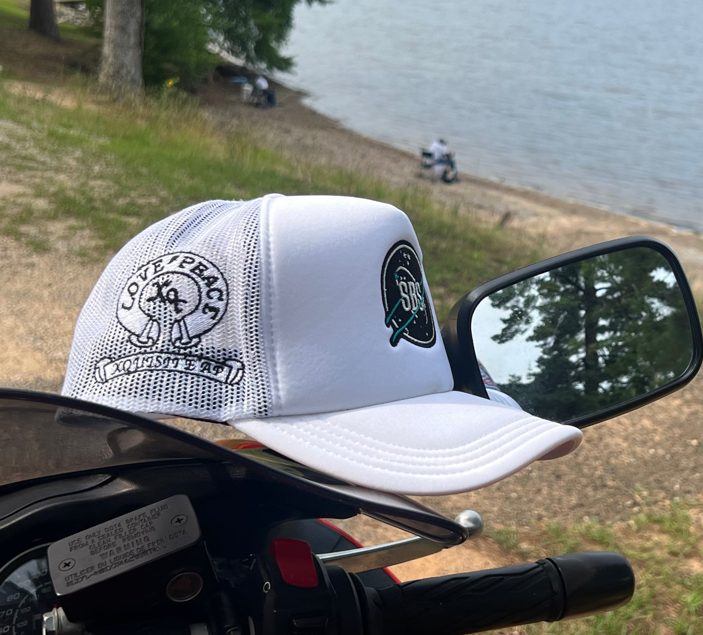 SBS White Trucker Hat